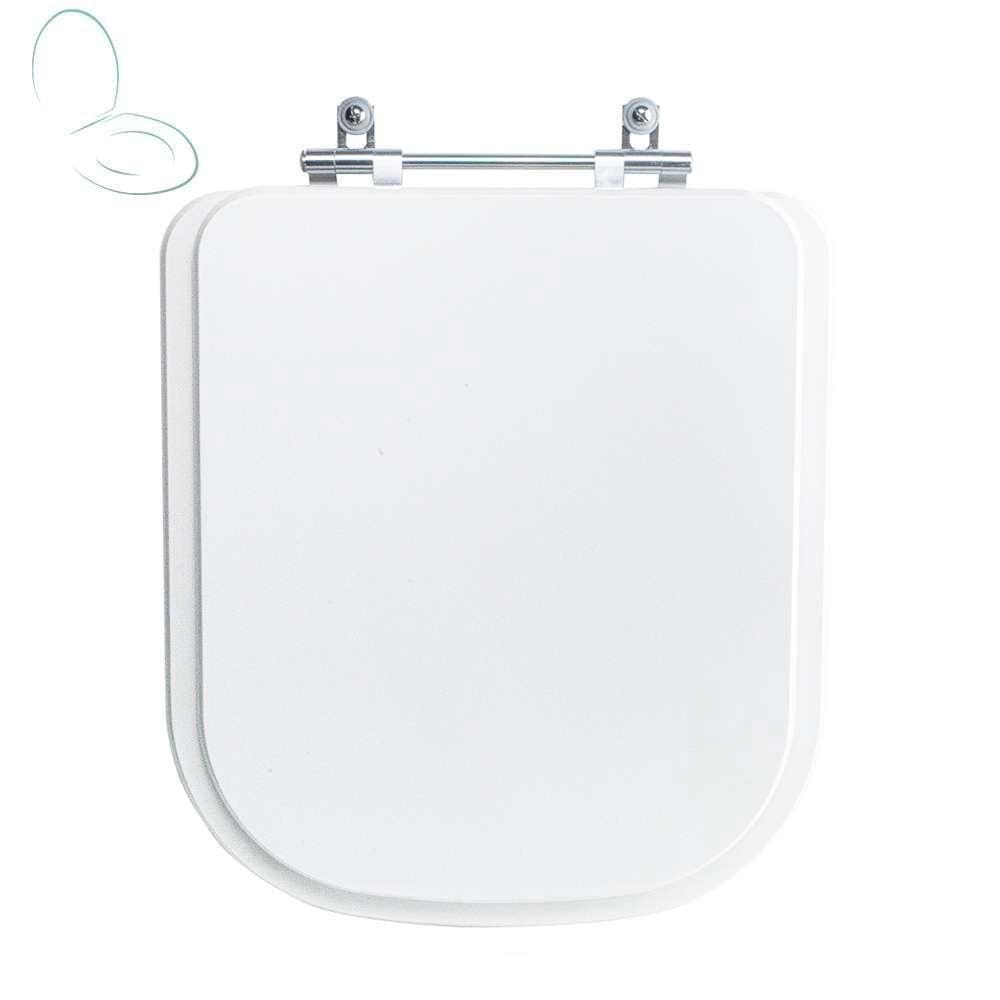 Assento Sanitário Tampa De Vaso Branco Resina Poliester Elite Para Bacia Celite