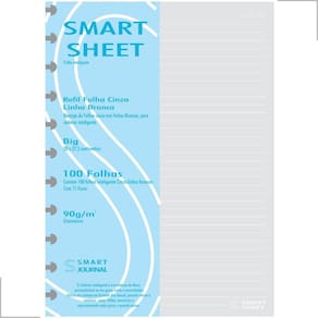 Refil Caderno Inteligente Discos 90g 100 Fls Pauta Branca G