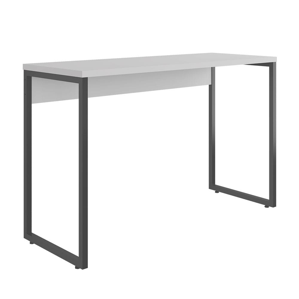 Escrivaninha Industrial Cayman Preto Fosco/branco - Móveis Arapongas