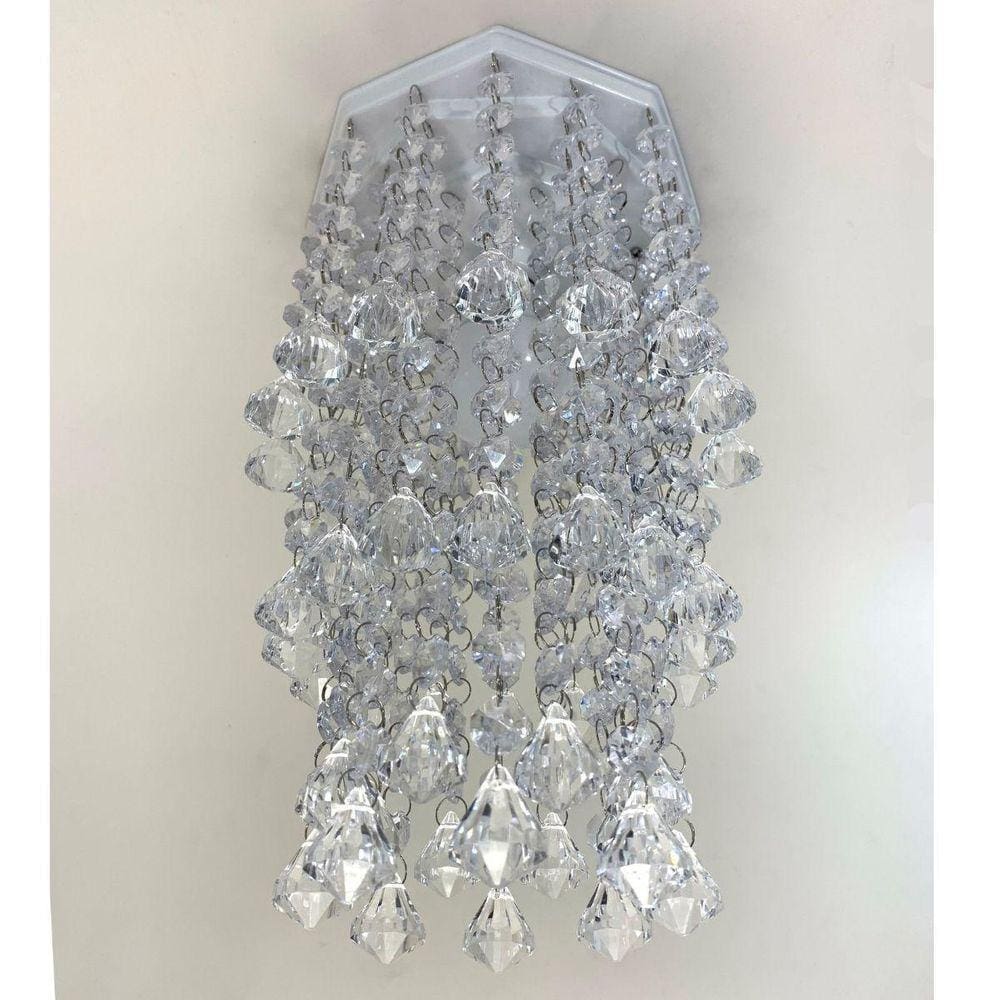 Lustre de Cristal Acrílico Alto Brilho - Design Moderno