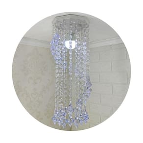 Lustre de Cristal Acrílico Brilhante - Design Moderno