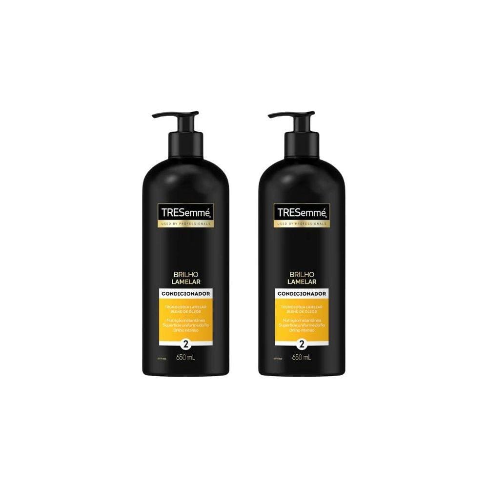 Condicionador Tresemme Brilho Lamelar 650Ml-Kit C/2Un