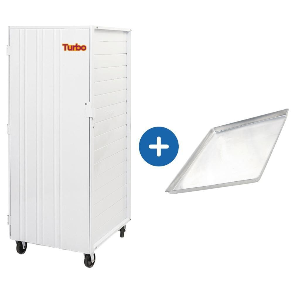 Armário Turbo Padaria Panificadora Com 16 Assadeiras 58x70 para Pão Doce Estampada Imeca