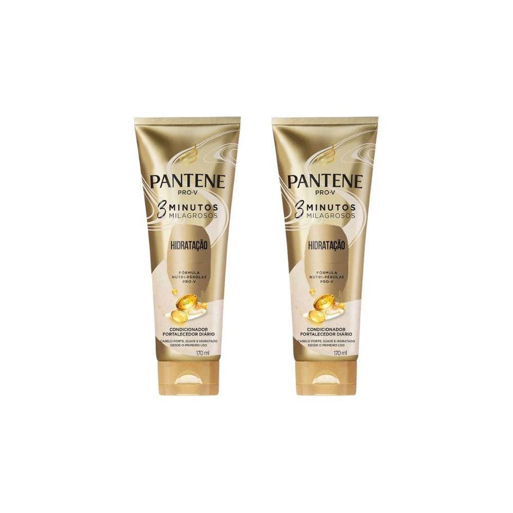 Condicionador Pantene 3 Minutos Milag 170Ml Hidrat-Kit C/2Un