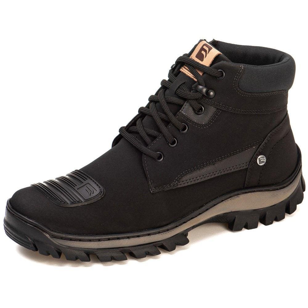 Bota Coturno Adventure Masculino Design Moderno Cano Curto Reforçada Para Trabalho Palmilha EVA