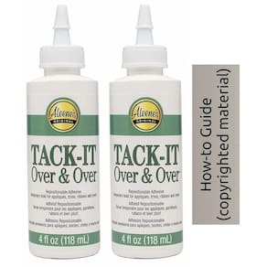 Cola Aleene`s Tack-It Over & Over 120 mL (pacote com 2) com guia
