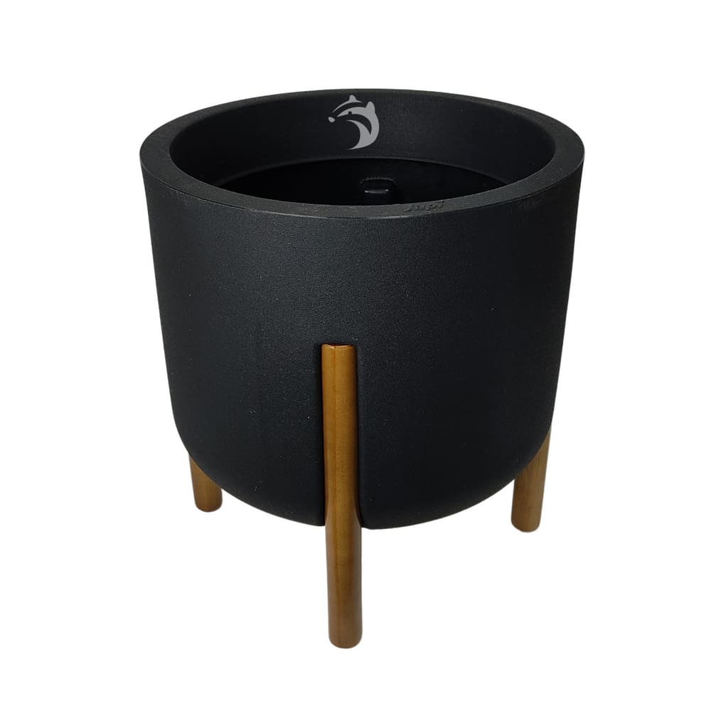 Vaso Cilíndrico Decore Polietileno 36x33x33cm Japi