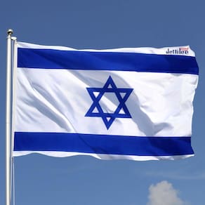 Bandeira de Israel Jetlifee 100D Fly Breeze 90x150cm Poliéster