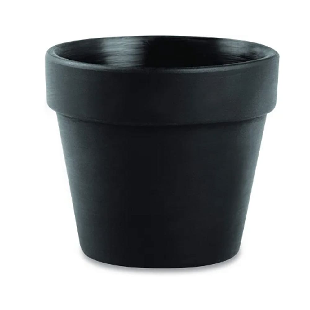 Cachepot Em Cimento Preto P - Mart