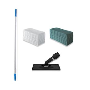 Suporte Limpa Tudo Minilock De Limp C/3 Fibra+Extensão 1,5Mt