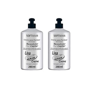 Creme Pentear Soft Hair 280Ml Reconstrutor - Kit Com 2Un