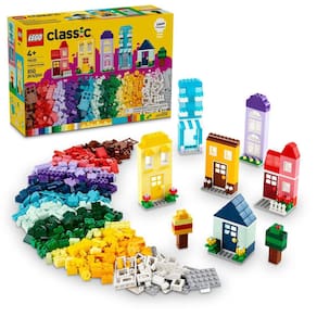 Conjunto de construção LEGO Classic Creative Houses 11035 para crianças