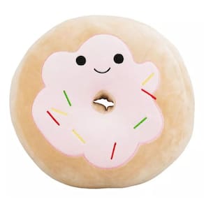 Rosquinha Sabor Morango Rosto 32x14x32cm - Pelúcia