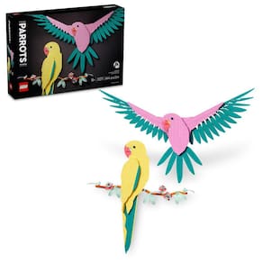 Conjunto de construção LEGO Art The Fauna Collection Macaw Parrots