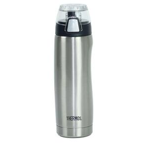 Squeeze Térmica Com Tampa Thermos Havaí Prata 530Ml 16H Frio