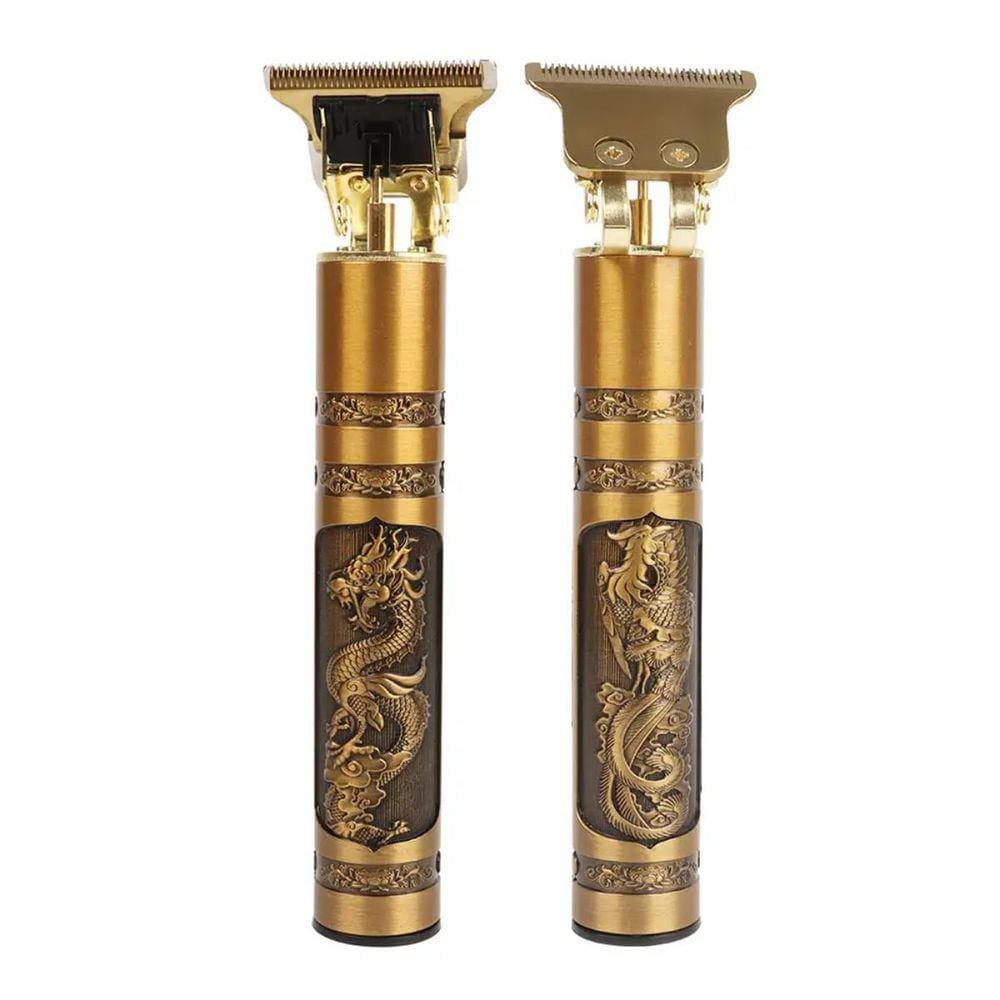 Maq. Depilação Apara Pelo Dragão Dourado 4 Pentes 3W USB