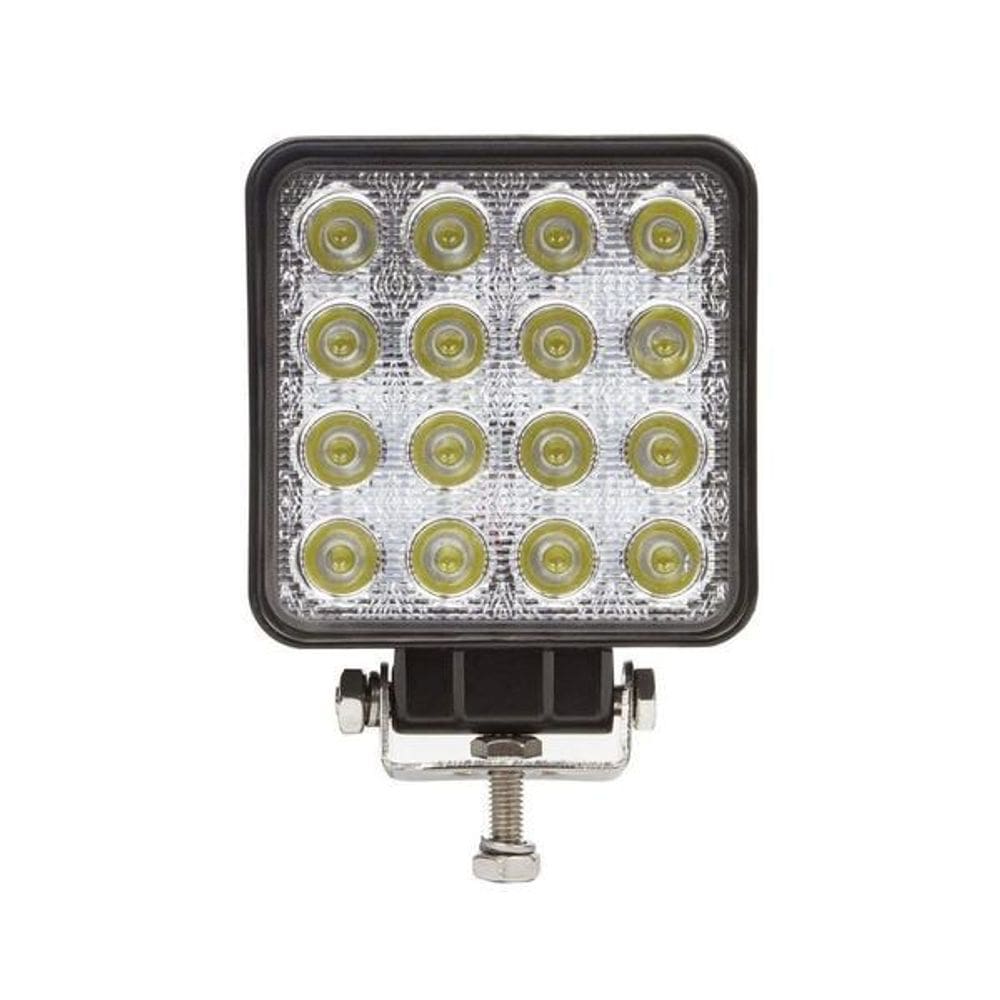 Farol Auxiliar Quadrado 16 Led 48W
