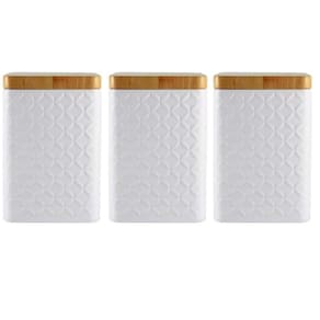Potes Porta Mantimentos Vasilha Kit Com 3 Unidades Vedação