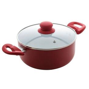 Caçarola Aluminio Revestida Em Cerâmico33X20Cm - Vermelha