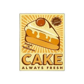 Kit 3 Placas Decorativa Padaria Bolo - Cake Always Fresh