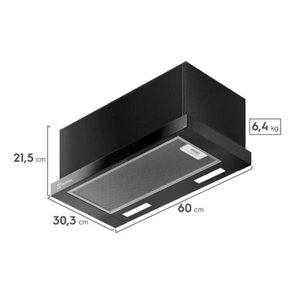Exaustor Depurador De Ar Electrolux 60Cm Efficient - 127V