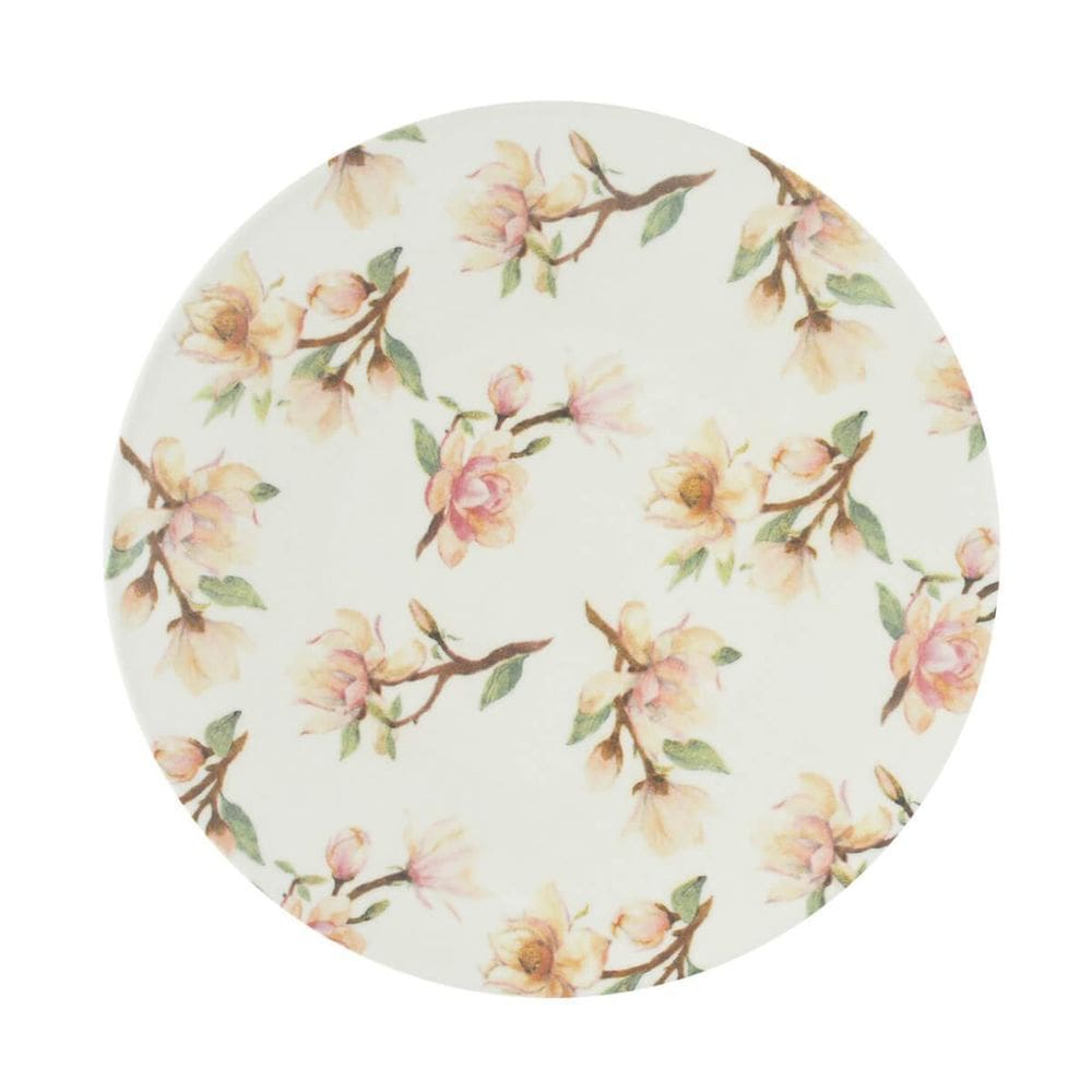 Prato Sobremesa Porcelana 20Cm Floral