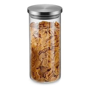 Pote Para Mantimentos Vidro 1250Ml Organização Cozinha