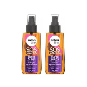 Oleo Capilar Salon Line 100Ml Sos Cachos Super Oleos- Kit2Un