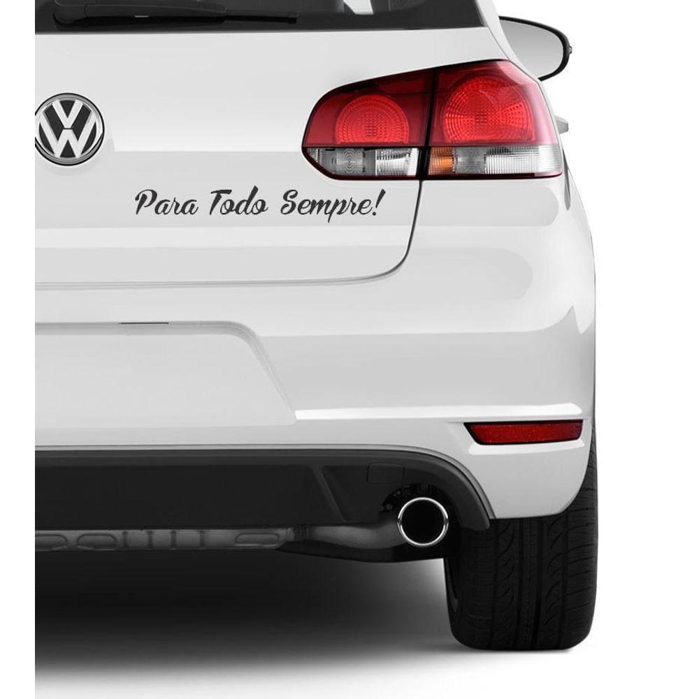 Adesivo Decorativo Para Carro Frase Para Todo Sempre