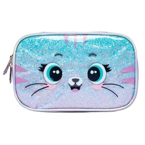 Estojo Box Pack Me Cat Brilhosa Lilás Escolar