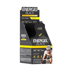 Energel Black Caixa 10 Sachês 300G - Sabor: Abacaxi Hortelã