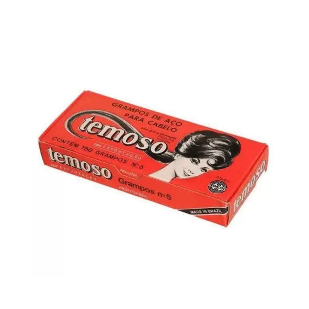 Teimoso Temoso Grampos de Aço Preto n5 750 un
