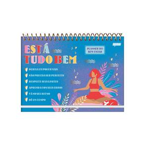 Agenda Planner Fitness Deboas Lilás Jandaia 104 Folhas
