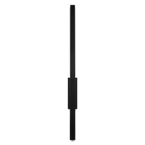 Arandela Traço Frame Linear Reta LED 6w 50cm 3000K-Preto