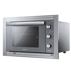 Forno Elétrico de Embutir 44 Litros Atlas U.Top com Limpa Fácil e Moldura em Aço Inox Prata 110V