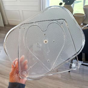 Organizador de mesa giratória Lazy Susan LAMU para geladeira Clear
