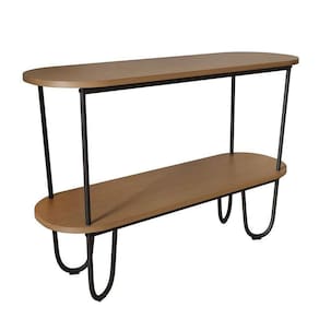 Aparador Requinte Pés De Aço Tubolar 120 Cm Canela/preto Canela/preto