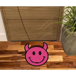 Tapete Personalizado Capetinha Emoji De Chifrinho Divertido