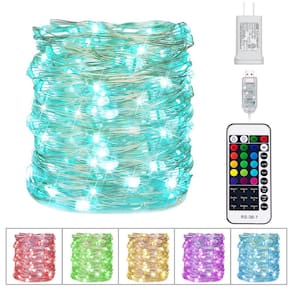 Fairy String Lights Minetom 33 pés 100 LED com controle remoto de 16 cores