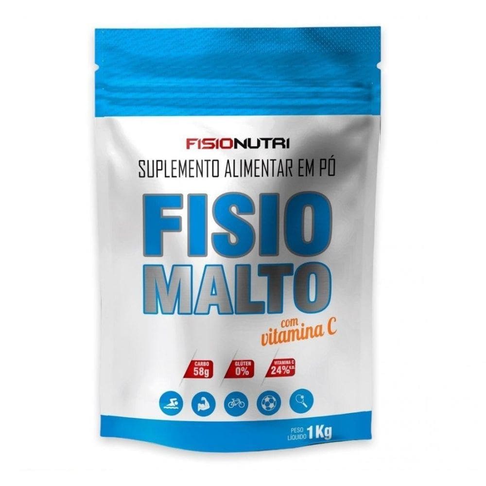 Fisio Malto Dextrina Com Vitamina C 1Kg - Sabor Uva