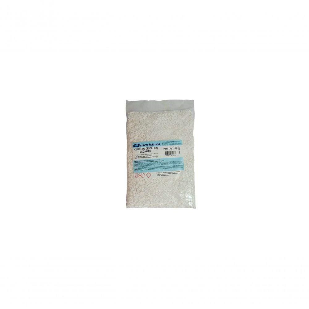 Cloreto De Cálcio Em Escamas 1Kg - Quimidrol