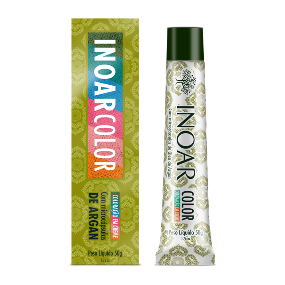 Inoar Color Louro Médio Cinza 7/1 - Coloração 50g