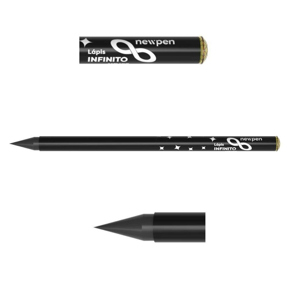 Lapis Infinito Hb#2 Black - Edição Diamante Amarelo - Newpen