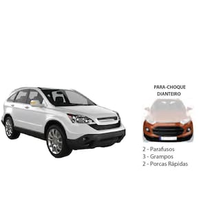 Kit Presilha Parachoque Dianteiro Crv 2007 A 2011