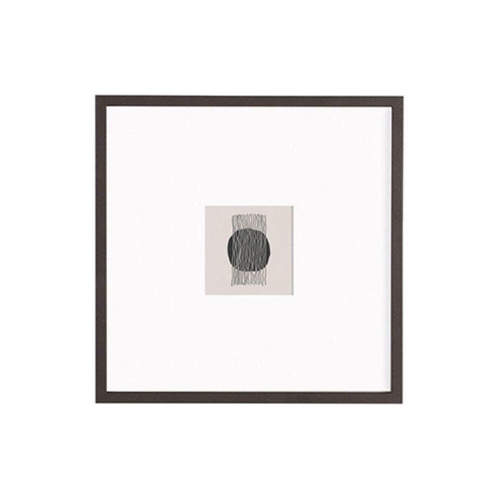 Quadro Abstrato Preto E Branco - Modelo 2