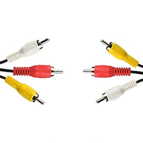 Cabo de AUDIO/ Video EVUS 3RCA + 3RCA M/ M C-060 1,50M