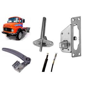 Fechadura Capô Superior + Inferior Mb 1113 1313 Com Cabo Ala
