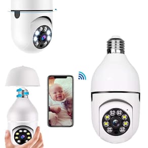 Câmera Ip Giratória Externa 1080P À Prova D`Água Zoom E