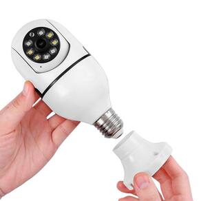 Camera Wifi Lampada Ip 360 Segurança