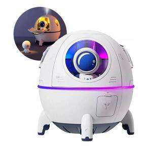 Umidificador De Ar Astronauta Nave Espacial - Branco